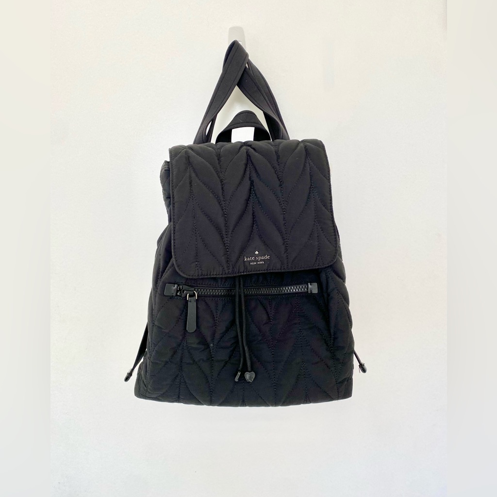 New Kate Spade Black Backpack